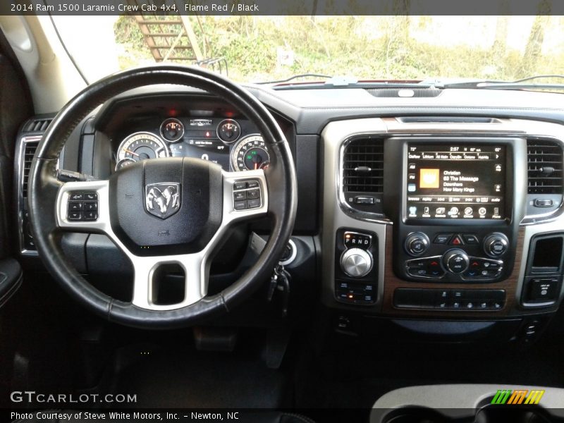 Flame Red / Black 2014 Ram 1500 Laramie Crew Cab 4x4