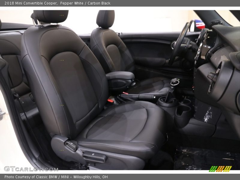Front Seat of 2018 Convertible Cooper