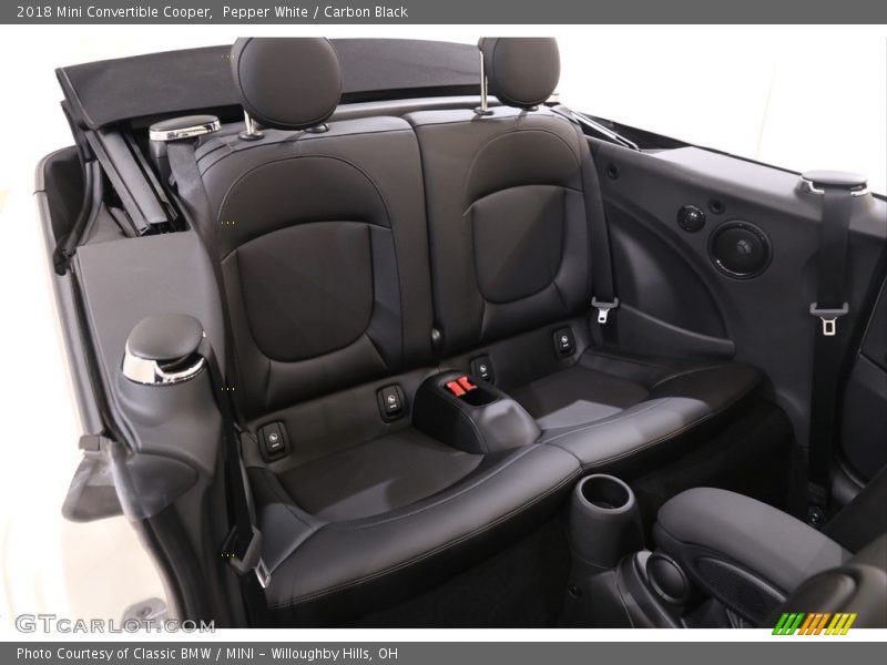 Rear Seat of 2018 Convertible Cooper