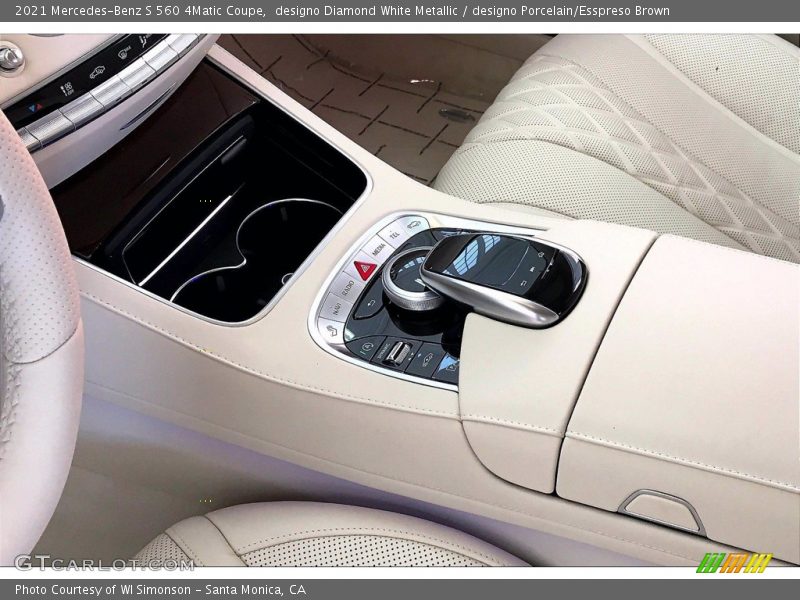 Controls of 2021 S 560 4Matic Coupe