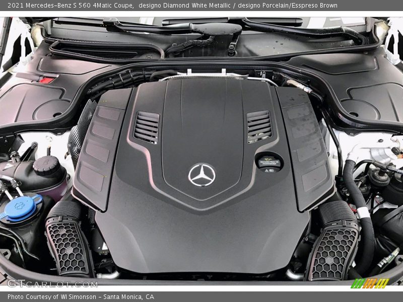  2021 S 560 4Matic Coupe Engine - 4.0 Liter DI biturbo DOHC 32-Valve VVT V8
