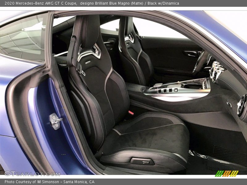 designo Brilliant Blue Magno (Matte) / Black w/Dinamica 2020 Mercedes-Benz AMG GT C Coupe