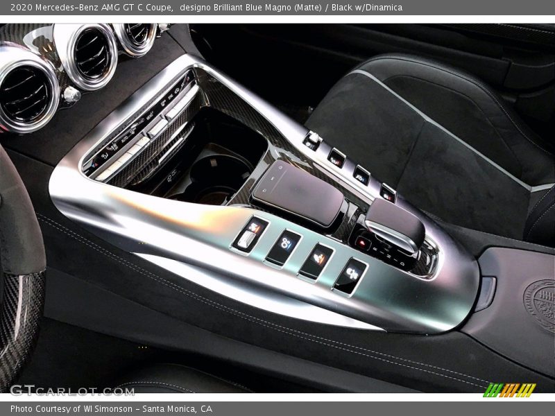 Controls of 2020 AMG GT C Coupe