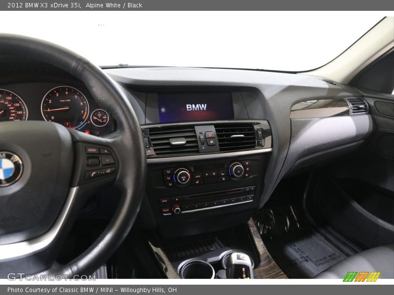 Alpine White / Black 2012 BMW X3 xDrive 35i