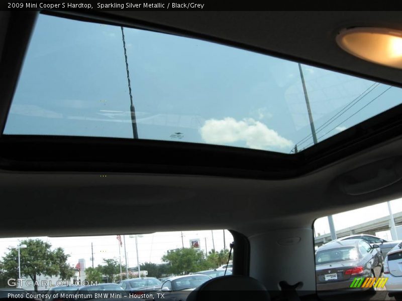 Sparkling Silver Metallic / Black/Grey 2009 Mini Cooper S Hardtop
