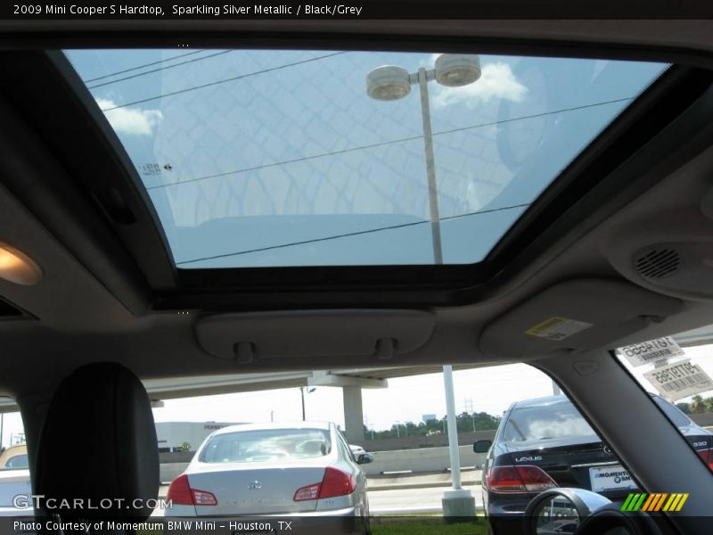 Sparkling Silver Metallic / Black/Grey 2009 Mini Cooper S Hardtop