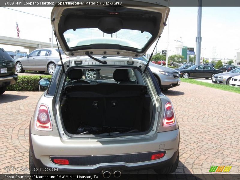 Sparkling Silver Metallic / Black/Grey 2009 Mini Cooper S Hardtop