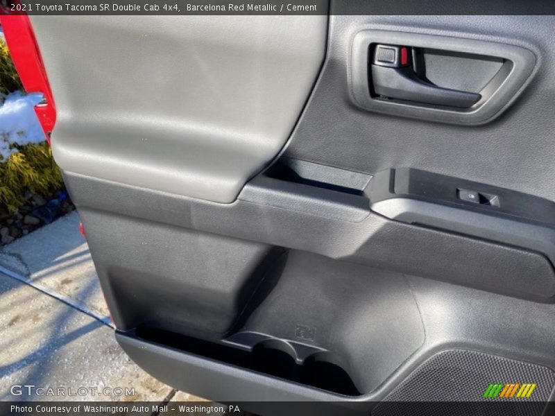 Barcelona Red Metallic / Cement 2021 Toyota Tacoma SR Double Cab 4x4