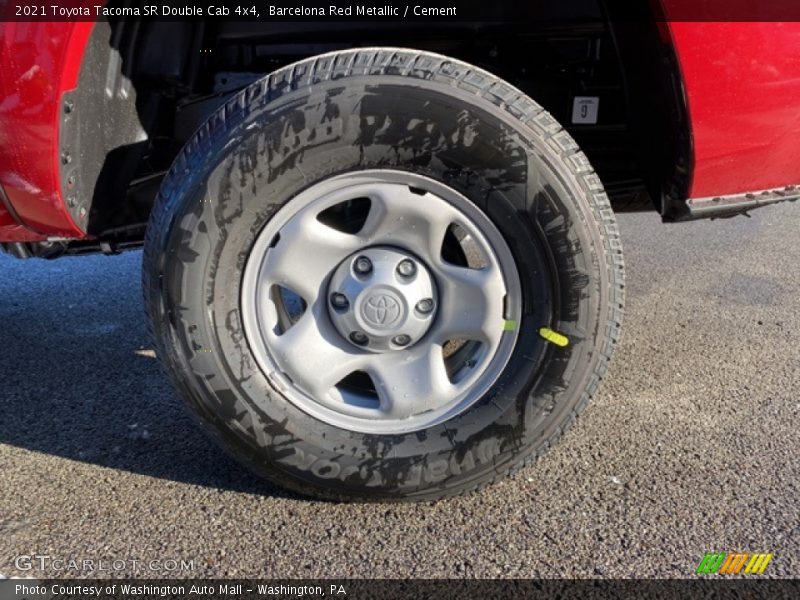 Barcelona Red Metallic / Cement 2021 Toyota Tacoma SR Double Cab 4x4