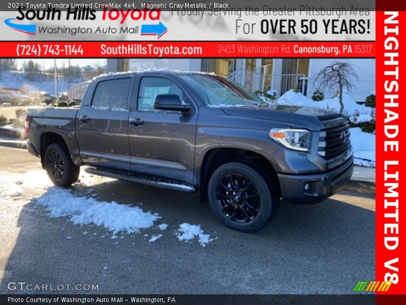 Magnetic Gray Metallic / Black 2021 Toyota Tundra Limited CrewMax 4x4
