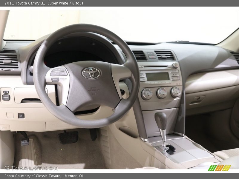 Super White / Bisque 2011 Toyota Camry LE