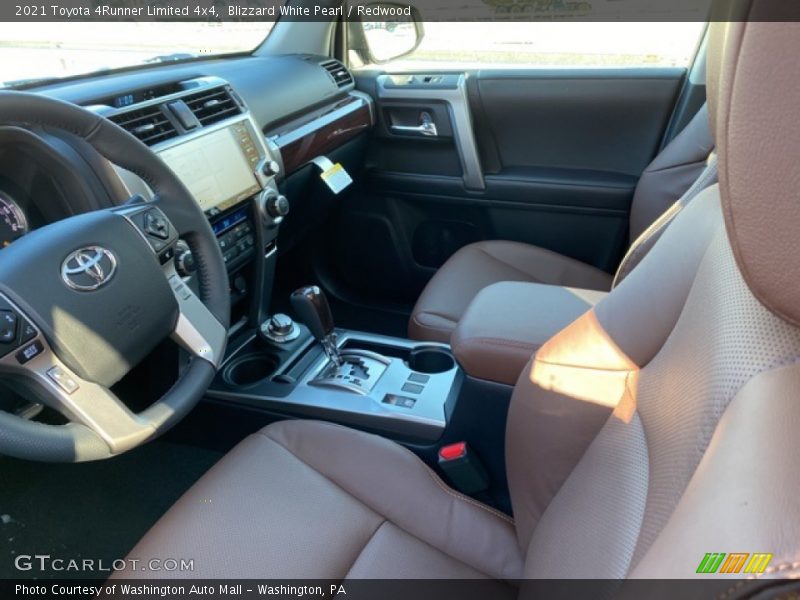 Blizzard White Pearl / Redwood 2021 Toyota 4Runner Limited 4x4