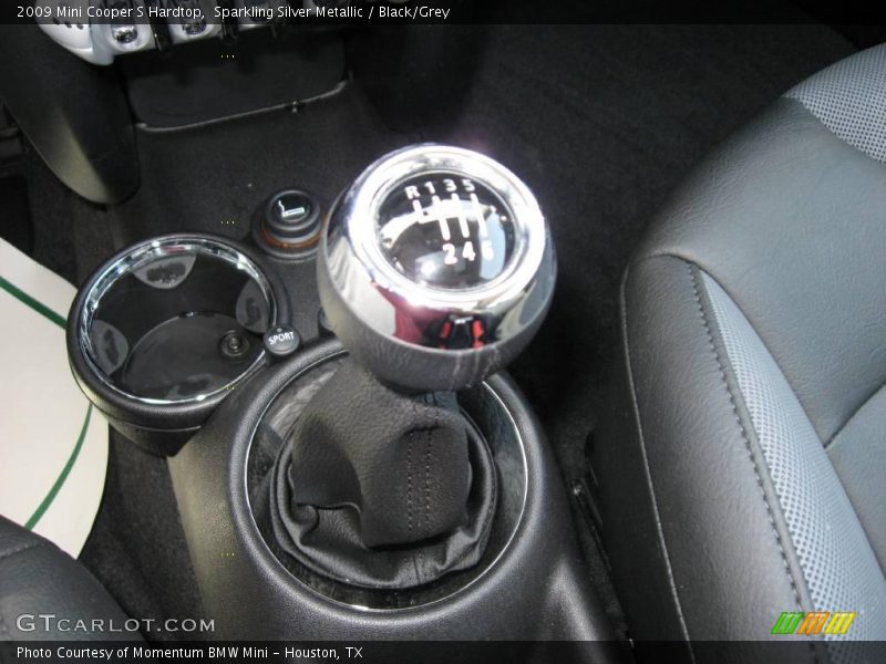 Sparkling Silver Metallic / Black/Grey 2009 Mini Cooper S Hardtop