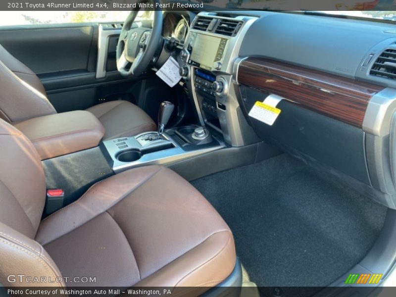 Blizzard White Pearl / Redwood 2021 Toyota 4Runner Limited 4x4