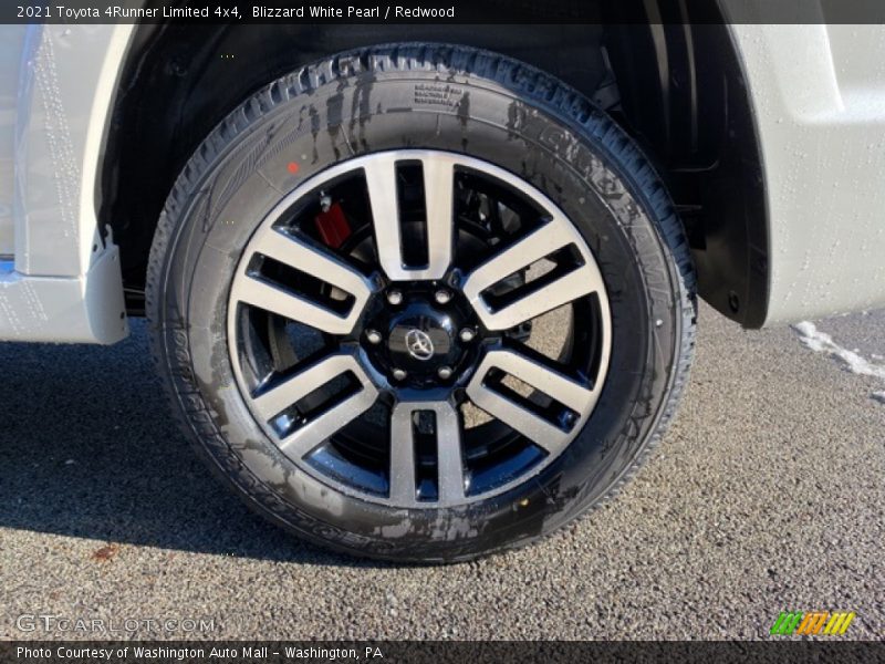 Blizzard White Pearl / Redwood 2021 Toyota 4Runner Limited 4x4