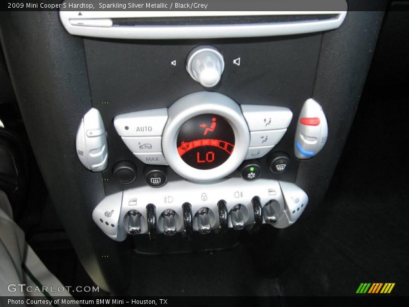 Sparkling Silver Metallic / Black/Grey 2009 Mini Cooper S Hardtop