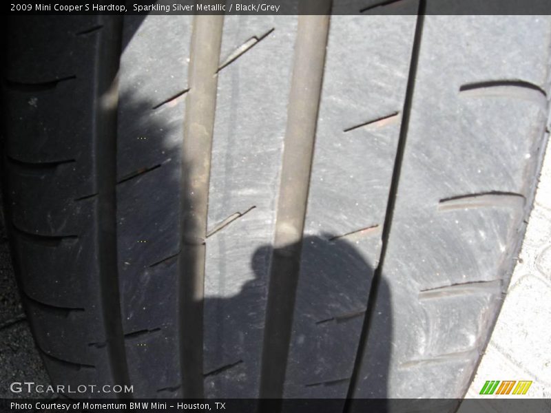Sparkling Silver Metallic / Black/Grey 2009 Mini Cooper S Hardtop