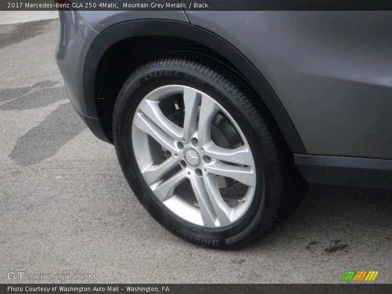 Mountain Grey Metallic / Black 2017 Mercedes-Benz GLA 250 4Matic
