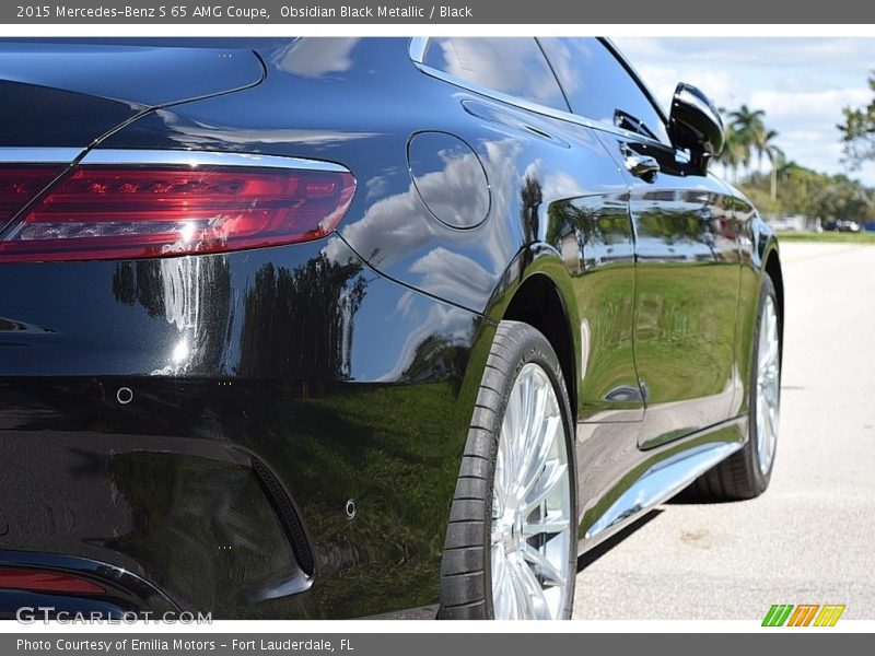 Obsidian Black Metallic / Black 2015 Mercedes-Benz S 65 AMG Coupe