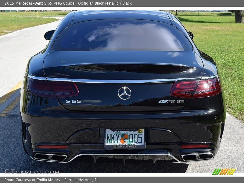 Obsidian Black Metallic / Black 2015 Mercedes-Benz S 65 AMG Coupe