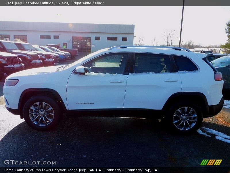 Bright White / Black 2021 Jeep Cherokee Latitude Lux 4x4