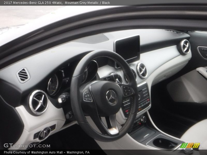 Mountain Grey Metallic / Black 2017 Mercedes-Benz GLA 250 4Matic