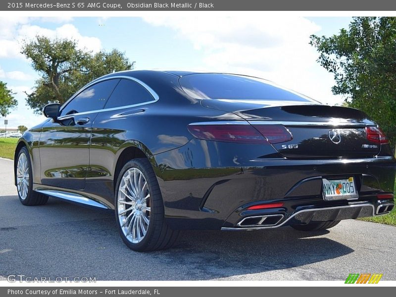 Obsidian Black Metallic / Black 2015 Mercedes-Benz S 65 AMG Coupe