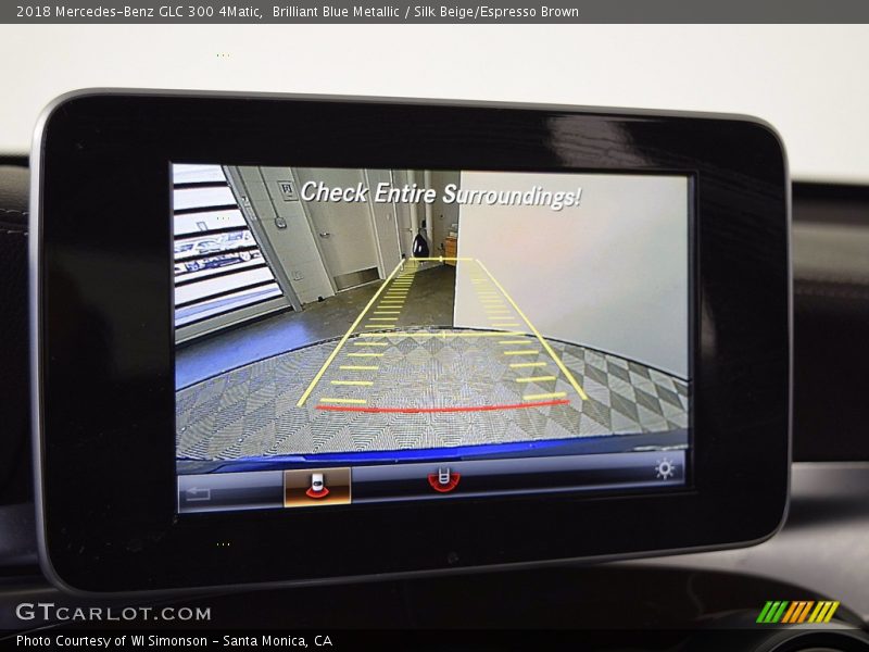 Brilliant Blue Metallic / Silk Beige/Espresso Brown 2018 Mercedes-Benz GLC 300 4Matic