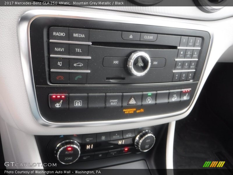 Mountain Grey Metallic / Black 2017 Mercedes-Benz GLA 250 4Matic