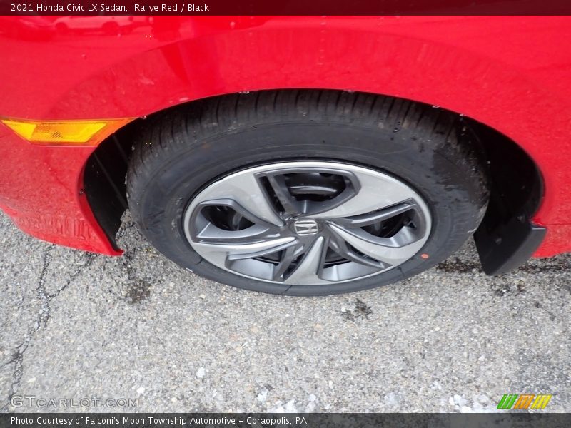Rallye Red / Black 2021 Honda Civic LX Sedan