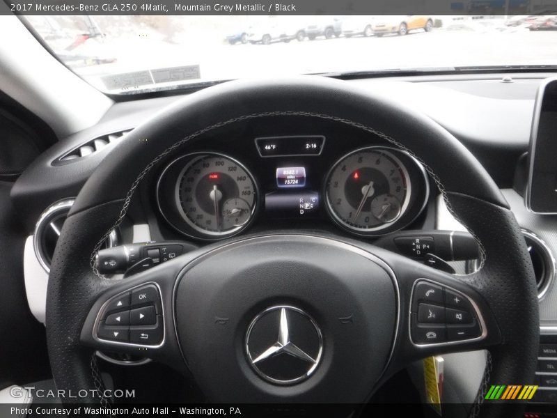 Mountain Grey Metallic / Black 2017 Mercedes-Benz GLA 250 4Matic