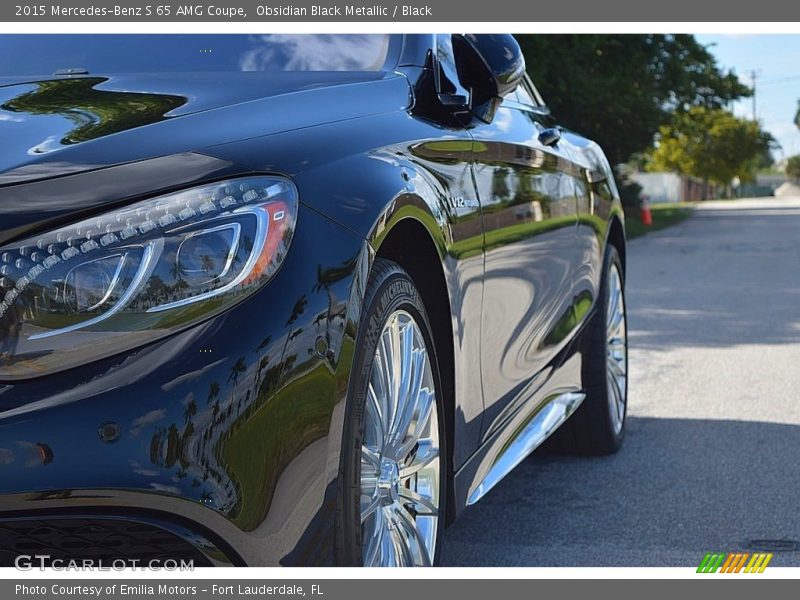 Obsidian Black Metallic / Black 2015 Mercedes-Benz S 65 AMG Coupe