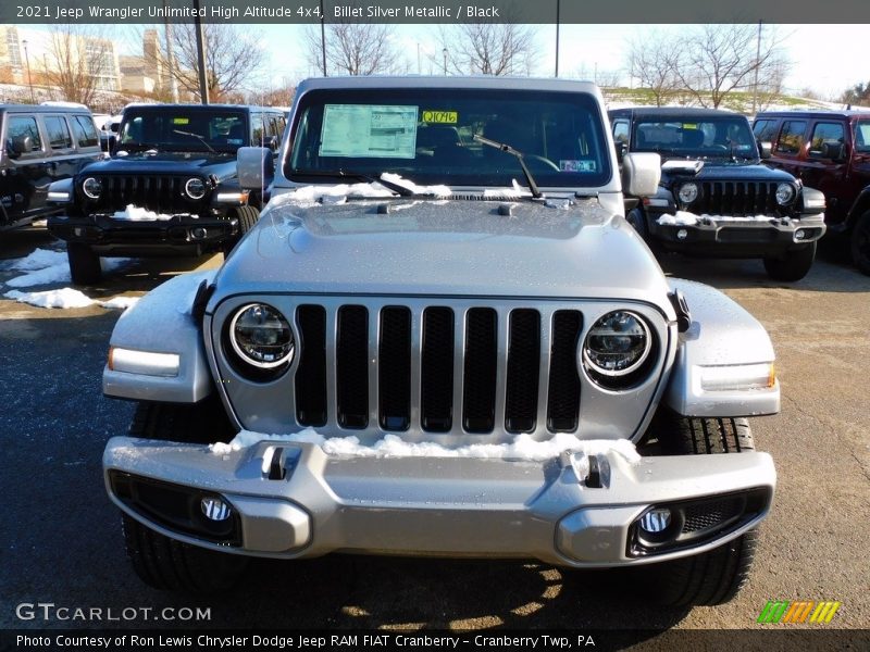 Billet Silver Metallic / Black 2021 Jeep Wrangler Unlimited High Altitude 4x4