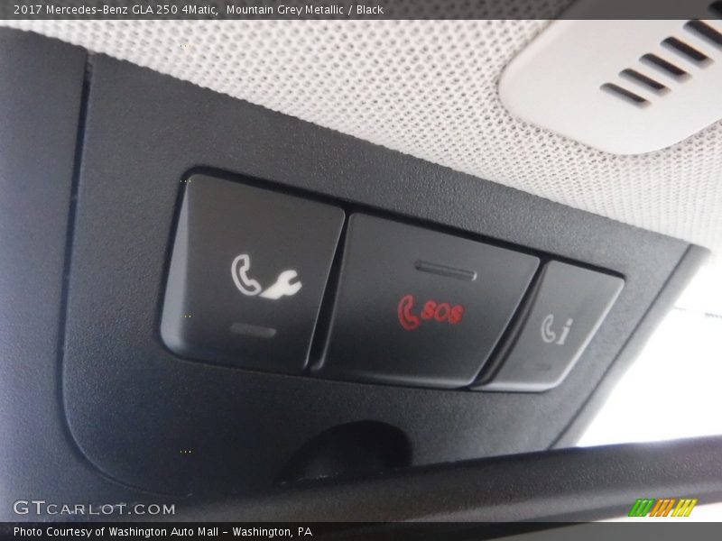 Mountain Grey Metallic / Black 2017 Mercedes-Benz GLA 250 4Matic