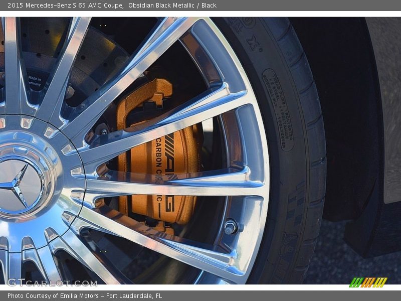 Obsidian Black Metallic / Black 2015 Mercedes-Benz S 65 AMG Coupe