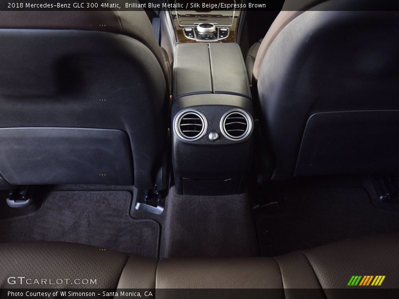 Brilliant Blue Metallic / Silk Beige/Espresso Brown 2018 Mercedes-Benz GLC 300 4Matic