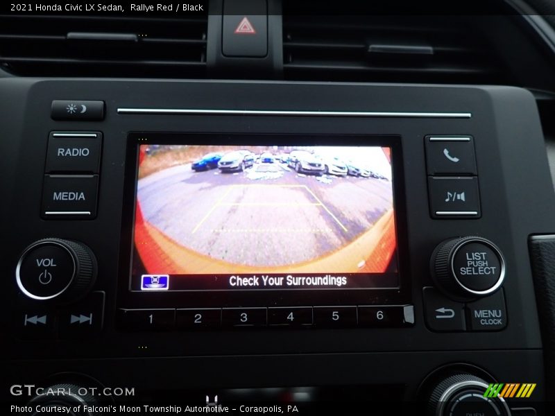 Rallye Red / Black 2021 Honda Civic LX Sedan