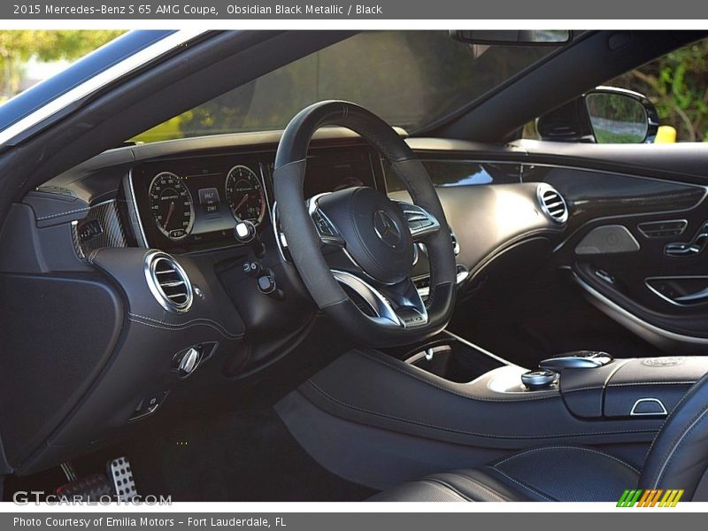 Obsidian Black Metallic / Black 2015 Mercedes-Benz S 65 AMG Coupe