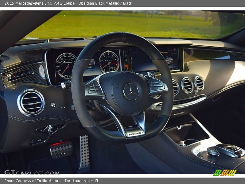 Obsidian Black Metallic / Black 2015 Mercedes-Benz S 65 AMG Coupe