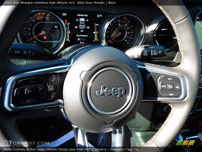 Billet Silver Metallic / Black 2021 Jeep Wrangler Unlimited High Altitude 4x4