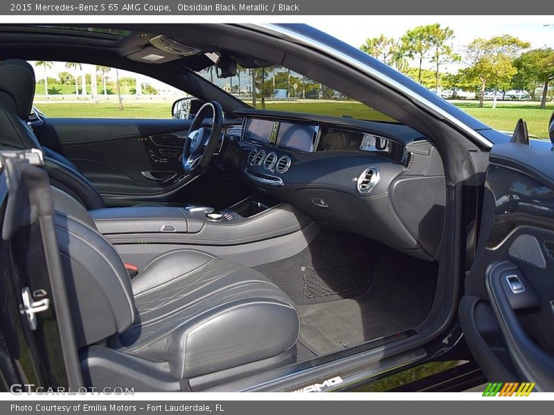 Obsidian Black Metallic / Black 2015 Mercedes-Benz S 65 AMG Coupe