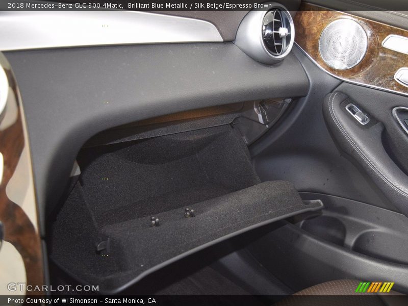 Brilliant Blue Metallic / Silk Beige/Espresso Brown 2018 Mercedes-Benz GLC 300 4Matic