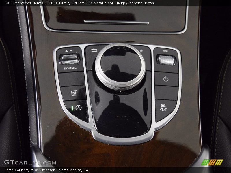 Brilliant Blue Metallic / Silk Beige/Espresso Brown 2018 Mercedes-Benz GLC 300 4Matic