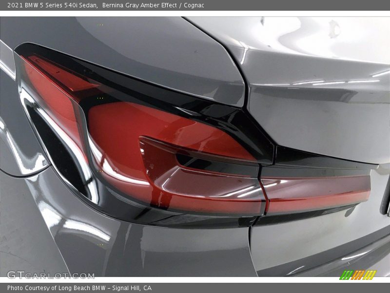 Bernina Gray Amber Effect / Cognac 2021 BMW 5 Series 540i Sedan