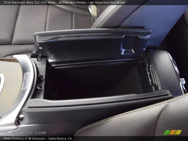 Brilliant Blue Metallic / Silk Beige/Espresso Brown 2018 Mercedes-Benz GLC 300 4Matic