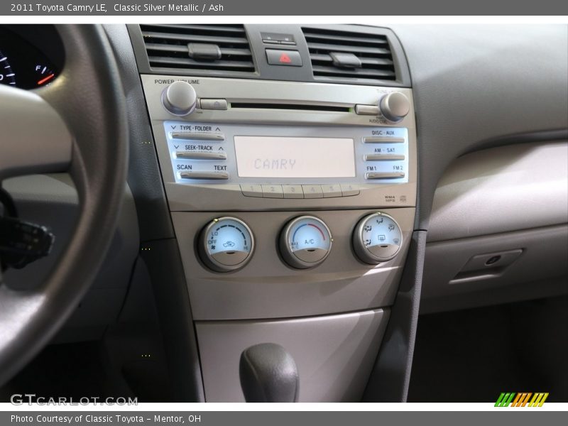 Classic Silver Metallic / Ash 2011 Toyota Camry LE