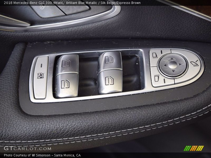 Brilliant Blue Metallic / Silk Beige/Espresso Brown 2018 Mercedes-Benz GLC 300 4Matic