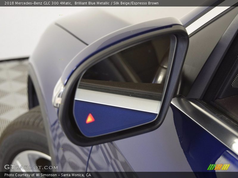 Brilliant Blue Metallic / Silk Beige/Espresso Brown 2018 Mercedes-Benz GLC 300 4Matic