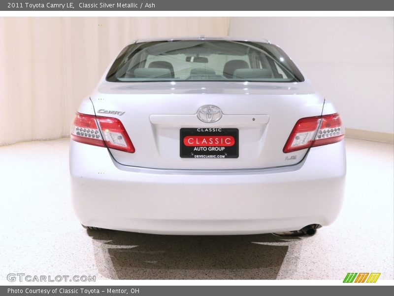Classic Silver Metallic / Ash 2011 Toyota Camry LE