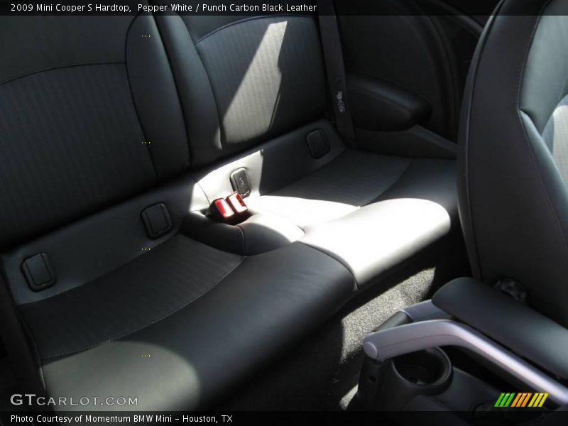 Pepper White / Punch Carbon Black Leather 2009 Mini Cooper S Hardtop